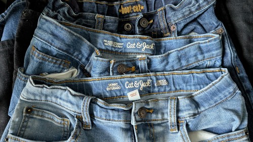 Lot Of Boys Size 8 Denim Jeans