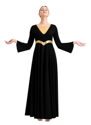 black praise dance dresses Buy Praise Cross Long Dress 620 Womens main image 0