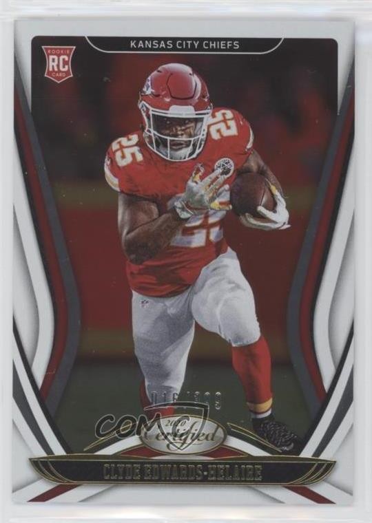 2020 Certified Rookies 16/399 Clyde Edwards-Helaire #121 Rookie RC uk2