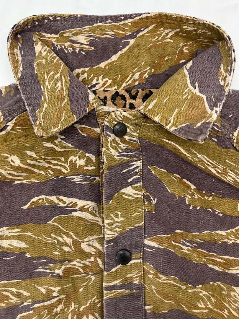 Needles Reversible Jacket Camo Leopard Brown Size… - image 9