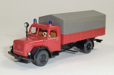 Wiking - Magirus 120 D 9 L LKW Pritsche/Plane ''Feuerwehr'', 1:87 #25-SV2566/K39