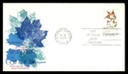 Mayfairstamps Canada FDC 1971 Maple Leaves in Winter First Day Cover aaz_10663