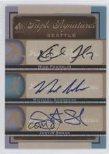2012 SP Signature Edition Nick Franklin Michael Saunders Justin Smoak Auto 0f4