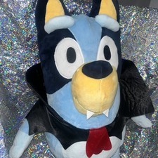 Rare Bluey Vampire Jumbo Halloween Large Plush 25" Boy Girl Gift Toy free ship