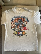 Vintage Denver Broncos 1998 Terrell Davis NFL Super Bowl MVP T-Shirt Men  s XL