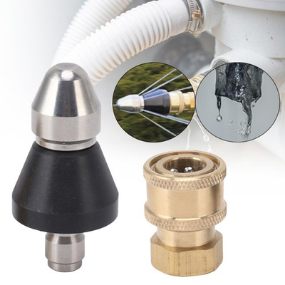 #ad #ad Sewer Drain Jetting Nozzle Drain Jetter Hose Nozzle for Floor Sink Garden $16.97