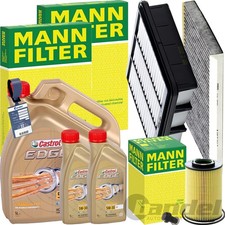 MANN INSPEKTIONSPAKET+CASTROL 5W-30 ÖL passend für 2.0 CRDI HYUNDAI i30 KIA CEED MANN INSPEKTIONSPAKET+CASTROL 5W-30 ÖL passend für 2.0 CRDI HYUNDAI i30 KIA CEED
