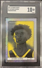 2023-24 Panini NBA Hoops Keyonte George Jazz #11 RC Rookie Presentations Prizm