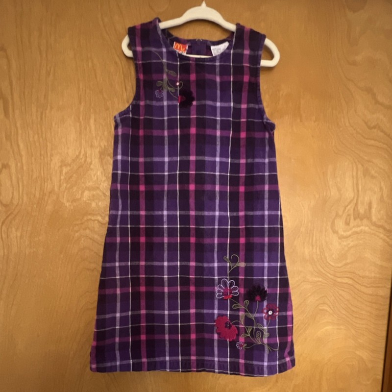 Y2K vintage McKids from McDonald’s girls 90’s Dress Purple Pink Plaid 