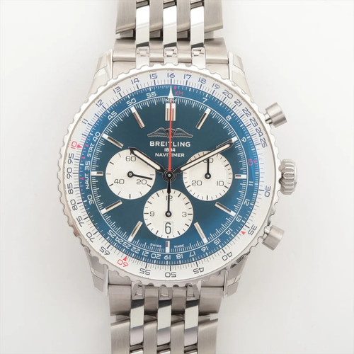 Breitling Navitimer B01 Chronograph 46 AB0137211C1A1 SS SS AT blue dial
