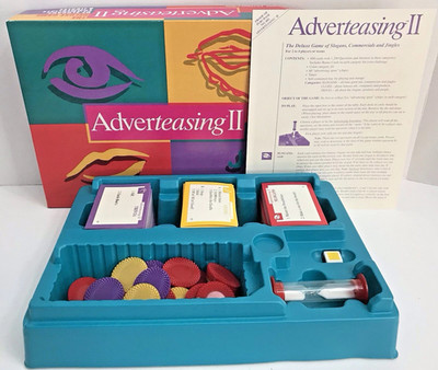 Adverteasing II 2 Deluxe Game of Advertising Commercials Jingles Slogans Vintage