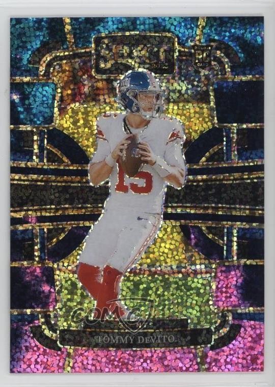 2023 Panini Select Concourse Cosmic Prizm Tommy DeVito #73 Rookie RC 1d0h