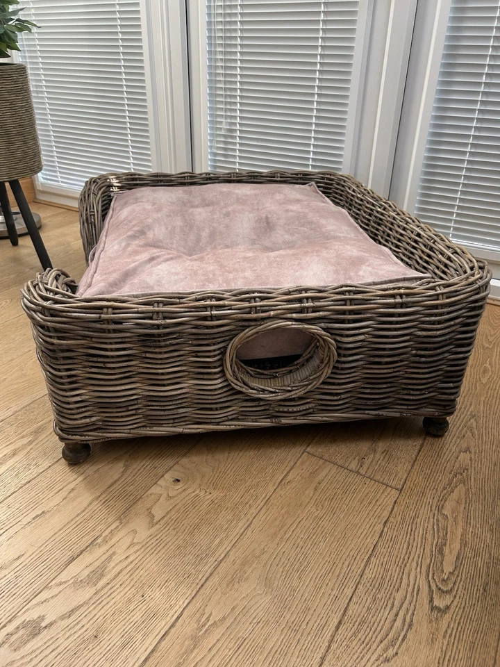 Wicker Dog Basket - Image 3 of 4