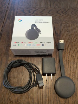 Google Chromecast (3rd Generation) - Charcoal