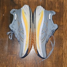 ASICS Gel Nimbus Mens Running Shoes Gray Yell...