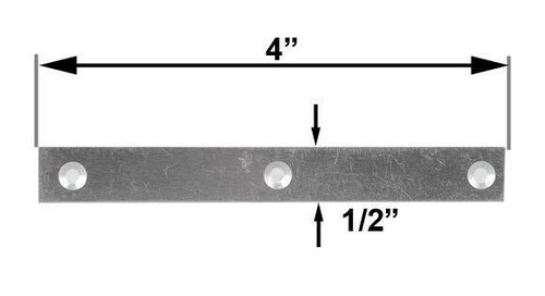 3pc Front Header Bow Weatherstrip Retainers for 1968-72 T1 VW Super / Beetle Con - Picture 4 of 4