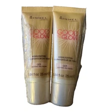 2-Pack Rimmel Good to Glow Highlighter, 001 Notting Hill, Brand New, Sealed.
