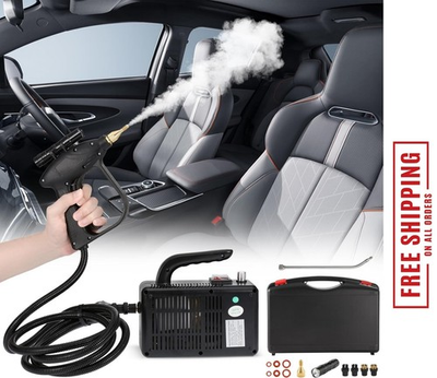 #ad High Pressure Handheld Steam Cleaner Cleaning Car Steamer for Auto Detailing Por $136.91
