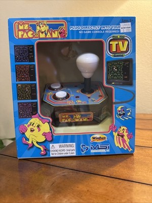 Ms. Pacman Gaming System MSi TV Arcade Plug And Play Into Your TV 