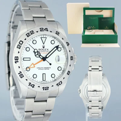 2019 MINT Rolex 216570 Explorer II Polar White Dial Steel 42mm Watch Box - Image 1 of 4