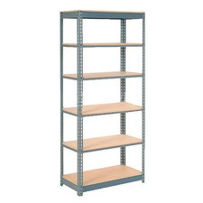 Global Industrial Heavy Duty Shelving 36"W x 18"D x 60"H With 6 Shelves Wood
