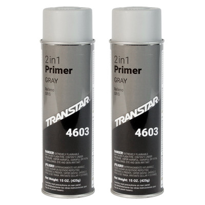 Transtar 4603 2 in 1 Primer Aerosol Gray 15 oz (2 Pack)