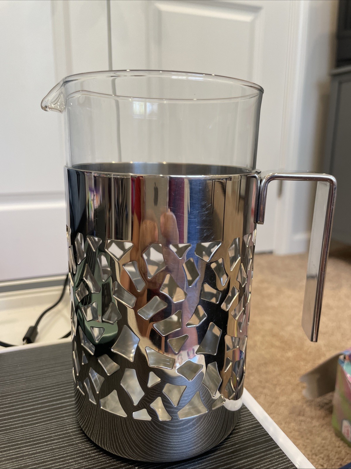 Alessi Cactus! Press Filter Coffee Maker, 8 Cups  MISSING INSIDE CONTAINER