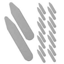 20 PCS Metal Collar Stays for Men Shirt Inserts Support Mens Shirts