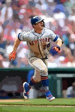 Pete Alonso Art  Colorized 8x10 Print-FREE SHIPPING