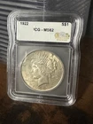 1922 United States Peace Silver Dollar ICG MS62
