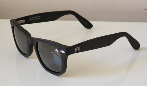 William Painter - The Sloan Black Mens Polarized Acetate Sunglasses New - Picture 4 of 11
