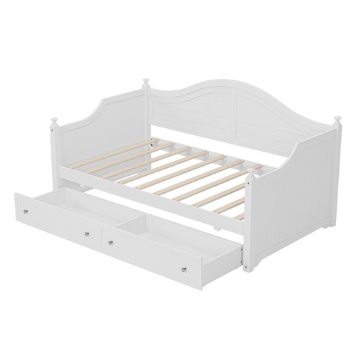 Twin Daybed with Storage Drawers Modern Daybed Frame for Living Room - Picture 16 of 53