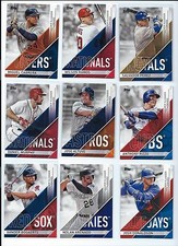 2017  TOPPS  BASEBALL Complete Silver Slugger Awards 18 Card Set