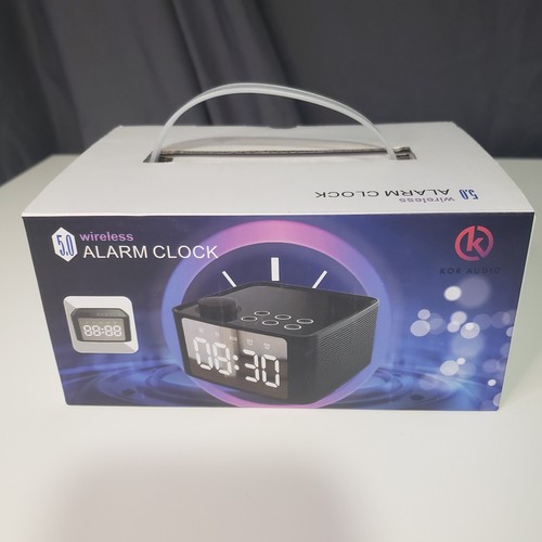 5.0 Wireless Alarm Clock Kor Audio