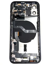 Apple iPhone 12 6.1" 2020 Black Rear Back Case Frame Good Glass Original Grade B