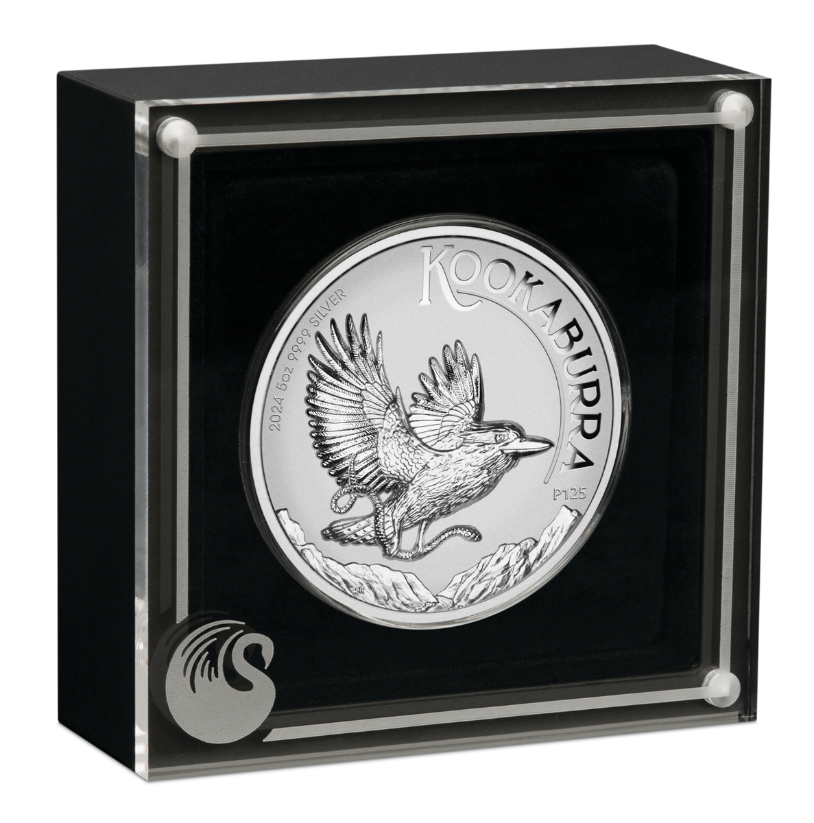 500 Mintage* 2024 INCUSED High Relief Kookaburra 5oz $8 Silver