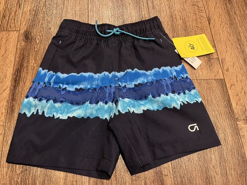 GapFit Toddler Quick Dry Active Swim Trunks, Shorts, UPF Protection, 4T, Blue - Picture 2 of 8