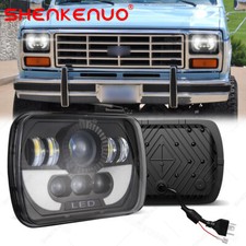 7x6 5x7 Led Headlights High Low Drl For Ford F150 F250 F350 Ranger 1976-1986