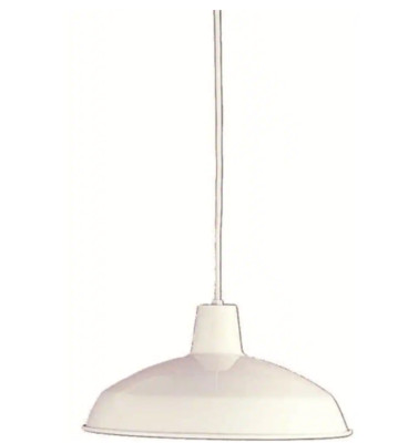 1-Light White Interior Pendant by Volume Lighting