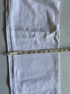 Solo Semore Jeans 28 WHITE NEW Baggy Denim Wide Leg 90s Y2k