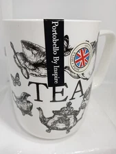 TEAPOT COFFEE MUG. TEA MUG.  TEAPOT PORCELAIN DECO MUG. B328