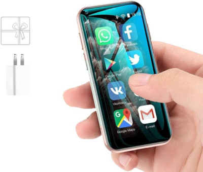 Super Mini Smartphone, XS11 Unlocked Phone Android Mobile 2.5'' Ultra Thin Card 