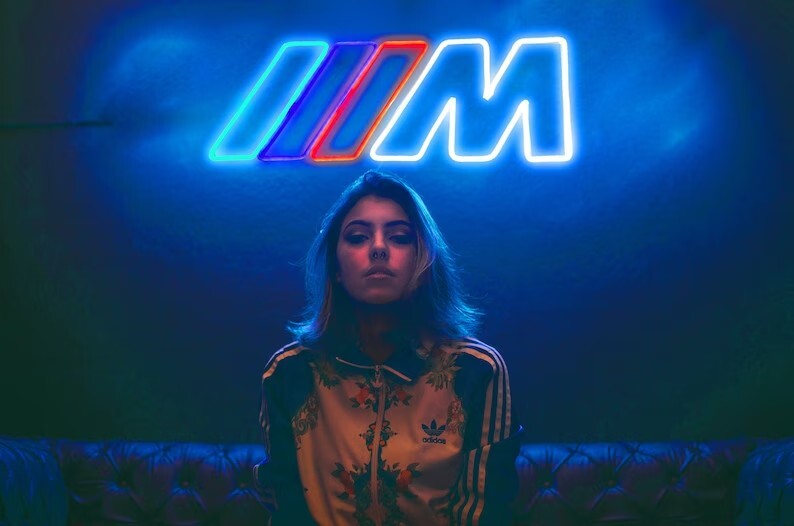BMW M Logo Neon Sign - Bmw Logo Neon Light - Car Logo Neon LED
