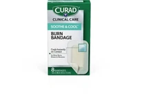 Curad Soothe & Cool Burn Bandages Assorted Sizes 8 EA