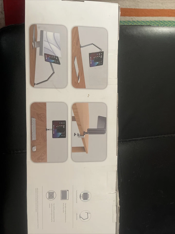 可折叠磁性底座 适用于 iPad Air/Pro 11/12.9 支架 可折叠臂 — 第 2/4 张图片