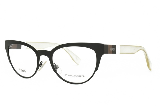 black and white plastic eyeglass frames