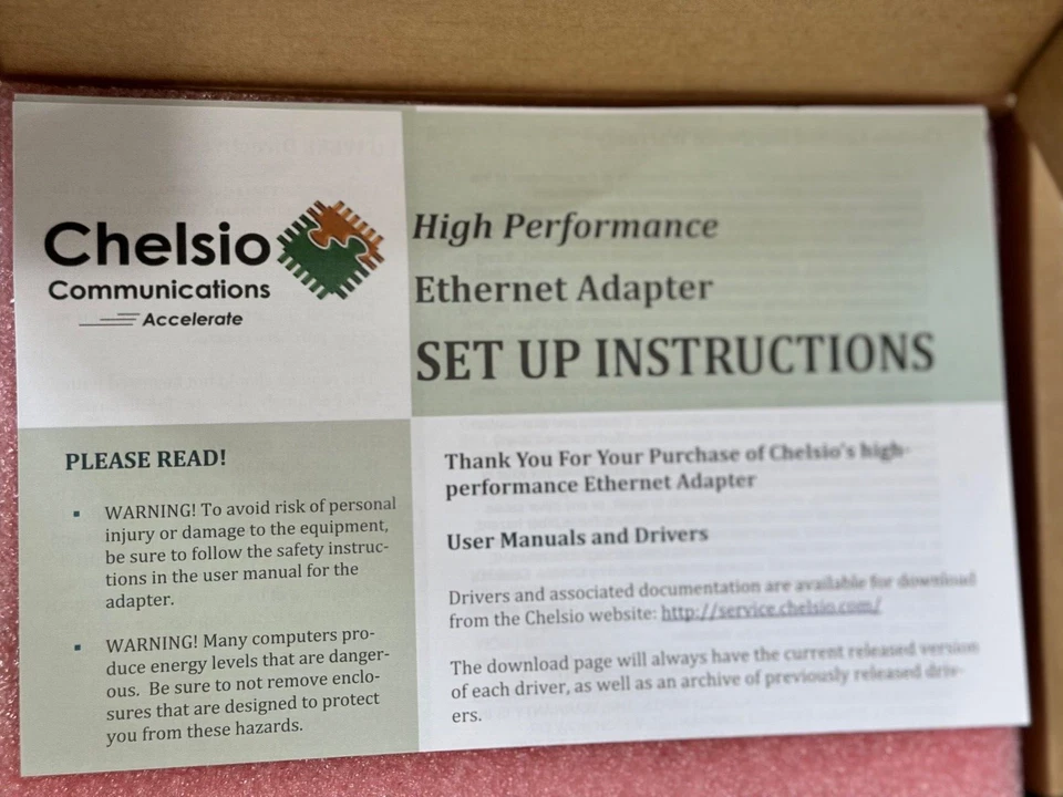 NEW!!! Chelsio T420-BT Dual-Port 10GB Unified Ethernet Adapter 510-0117-41 - Image 4 of 4