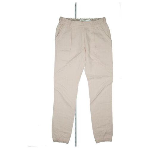 Airfield Donna Chino Tessuto Pantaloni Estate Comfort Relax Sottile Elastico 36