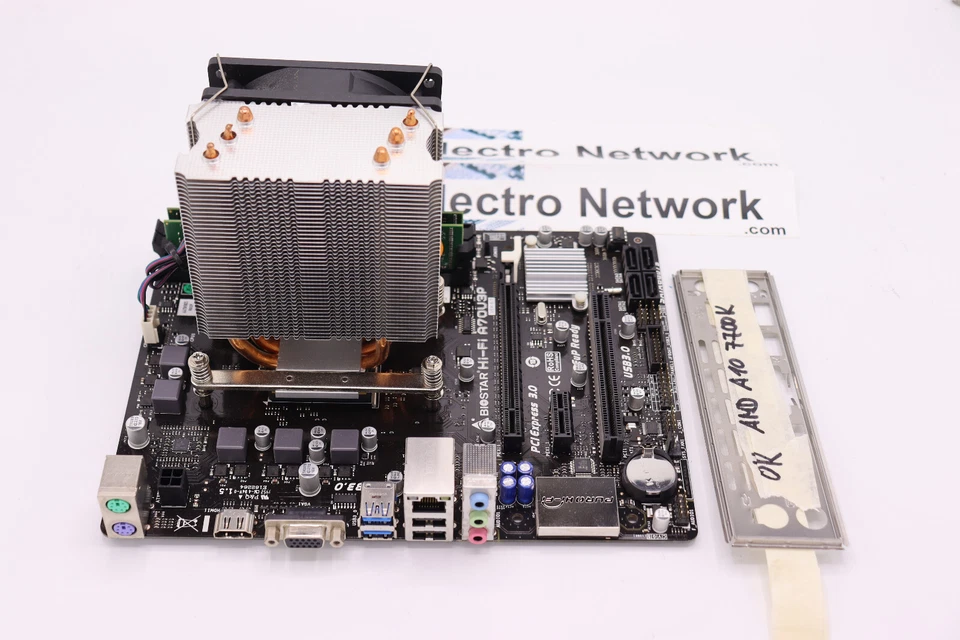 BIOSTAR Hi-Fi A70V3P Motherboard PC Bundle mit AMD A10 7700K & 10Gb RAM - Bild 2 von 2