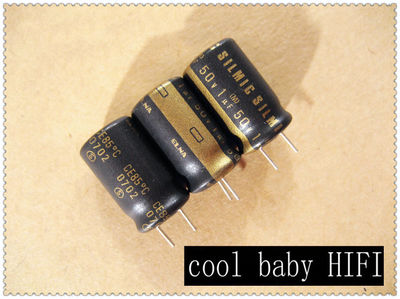 22pcs ELNA SILMIC 1uF 50V 1mfd 10x16mm big size audio electrolytic capacitor